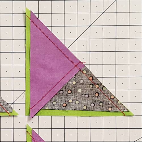 3 Patch Quarter Square Triangle Tutorial - Use Formula or Chart