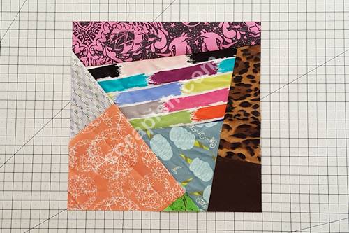 easy crazy quilt block modern and beginner friendly