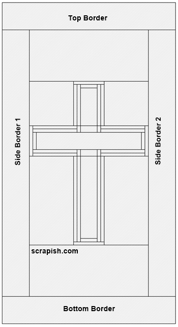 Cross Quilt Pattern Tutorial - Christian Cross