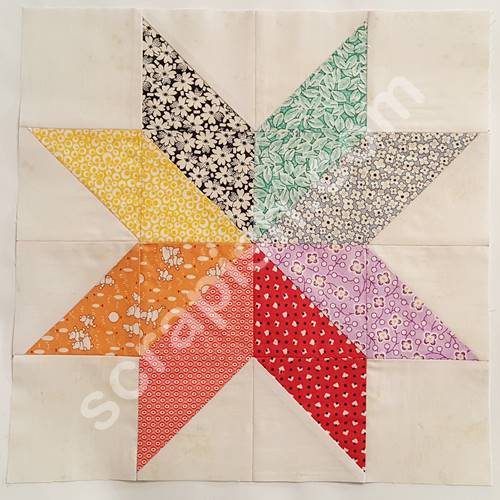 Eight Point Star Quilt Block Plus Quilt Pattern Ideas 