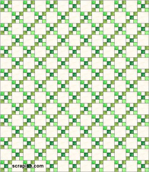 Featured image of post Free Irish Chain Quilt Block Pattern / As you can see from the video tutorial above, this double irish chain quilt pattern is much, much faster and easier to create because we use strip piecing and cutting to create the blocks very quickly.