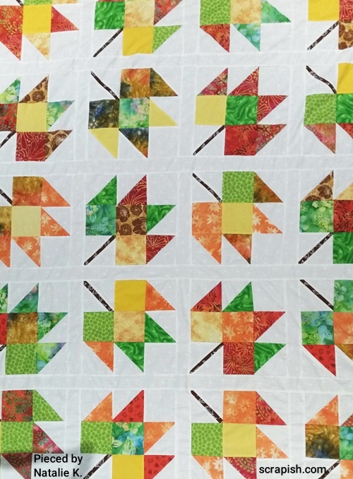 Free Maple Leaf Quilt Pattern Easy For Beginners 