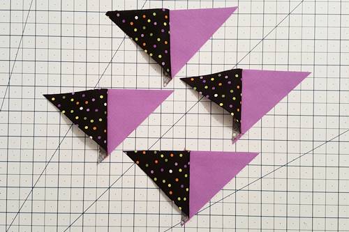 3 Patch Quarter Square Triangle Tutorial Use Formula Or Chart